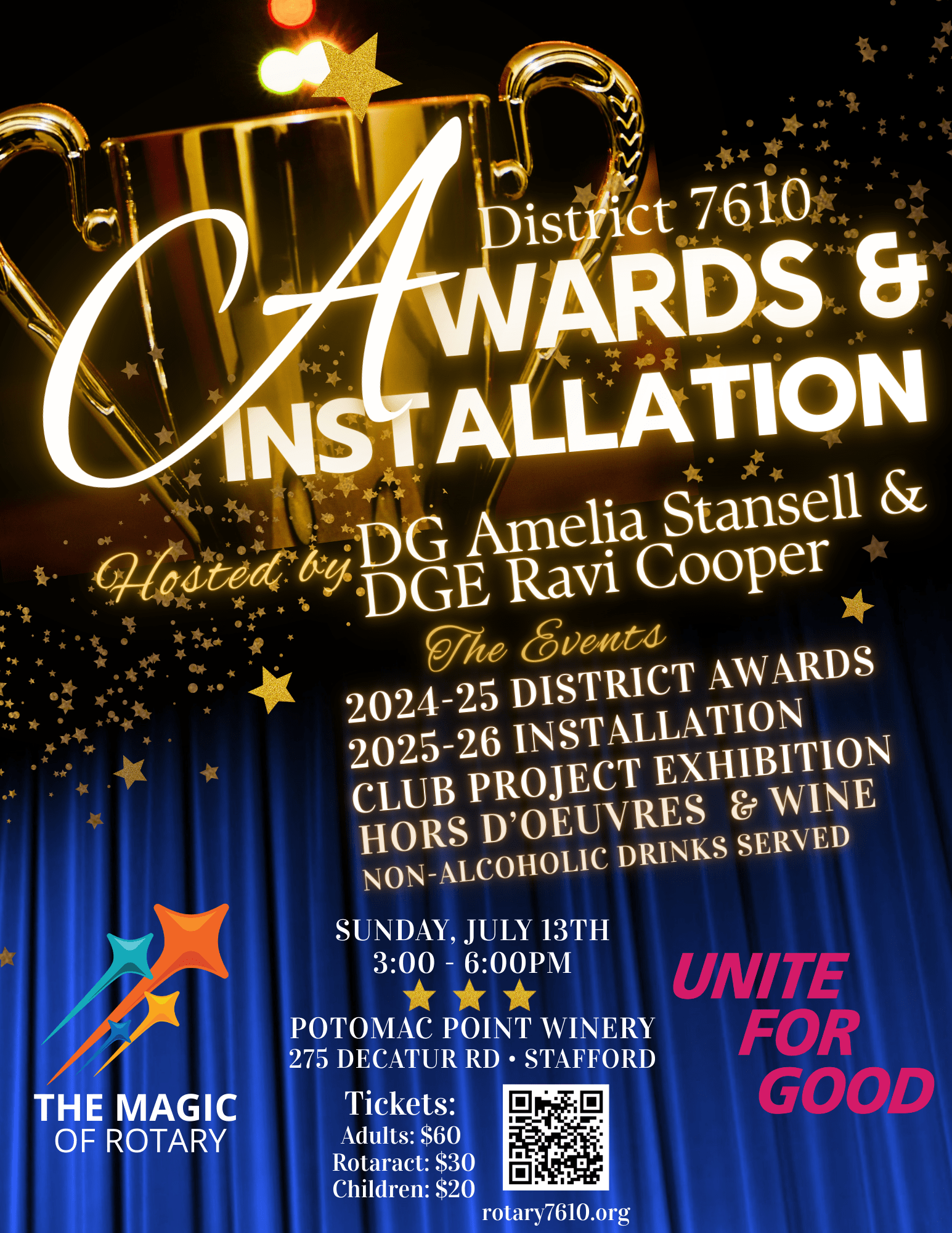 2025 Awards & Installation Invitation (2) district 7610 awards and installation event